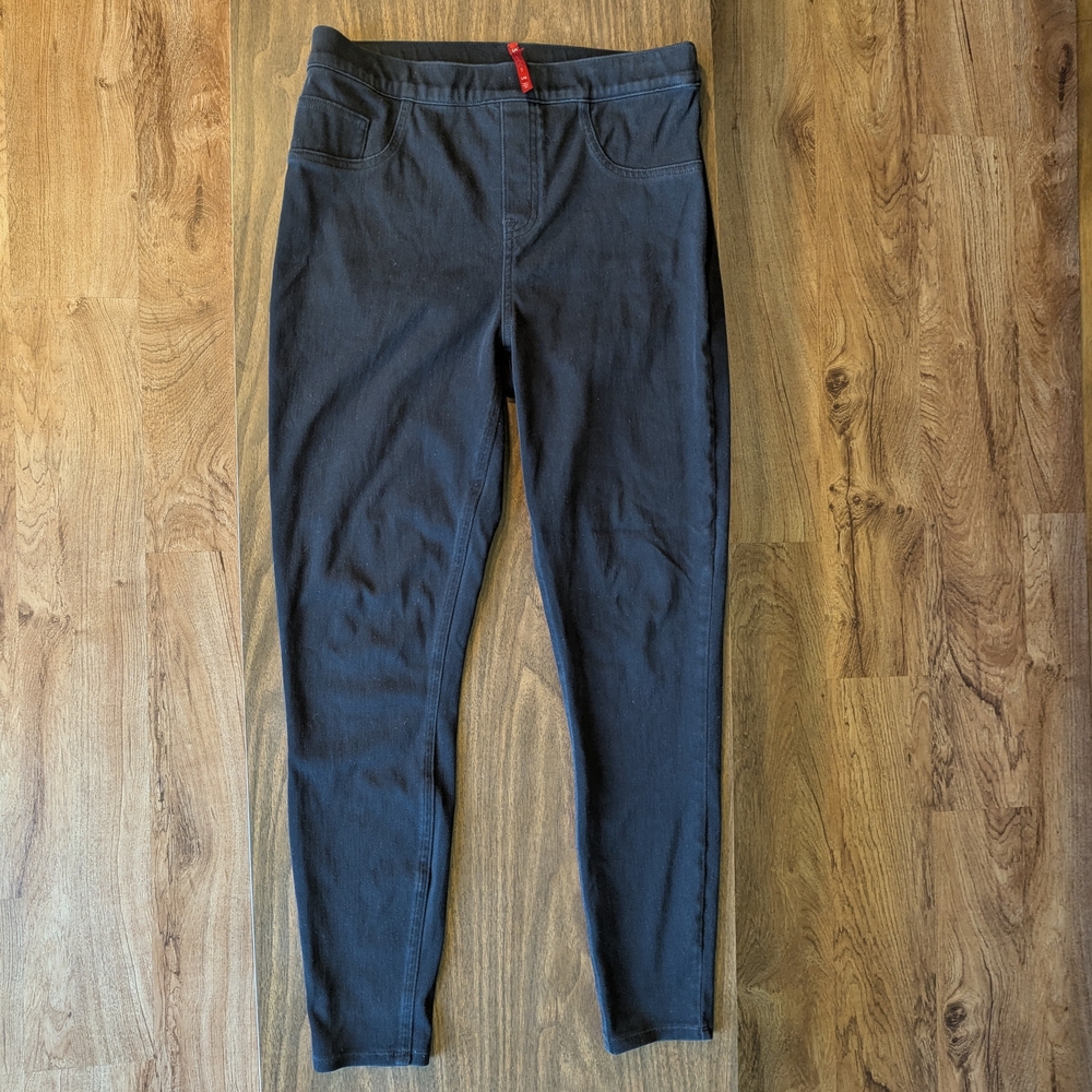 Spanx Black Jean Leggings Size L